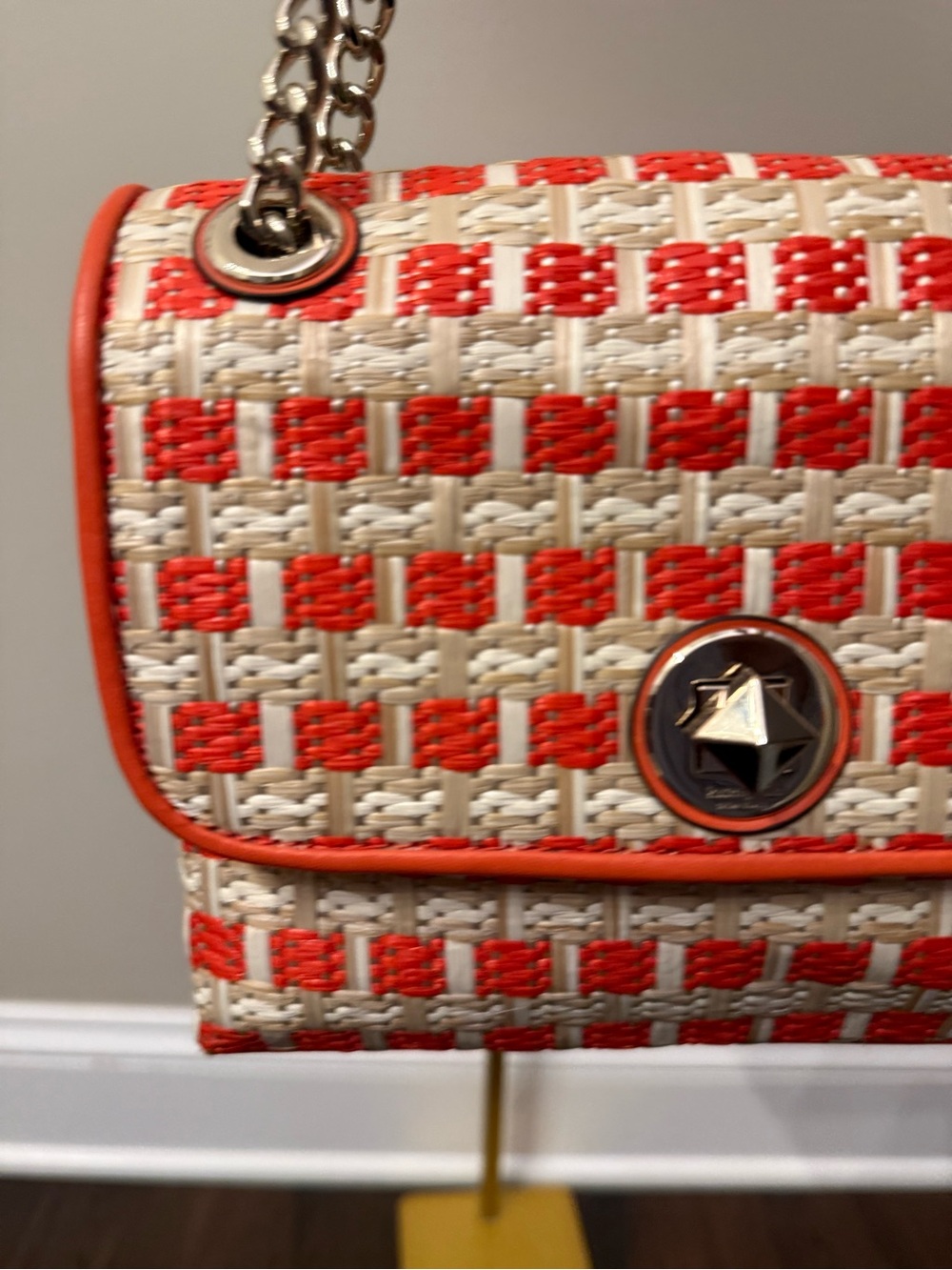 🌟 Kate Spade New York Natalia Straw Flap Shoulder Bag 🌟 - Picture 14 of 14